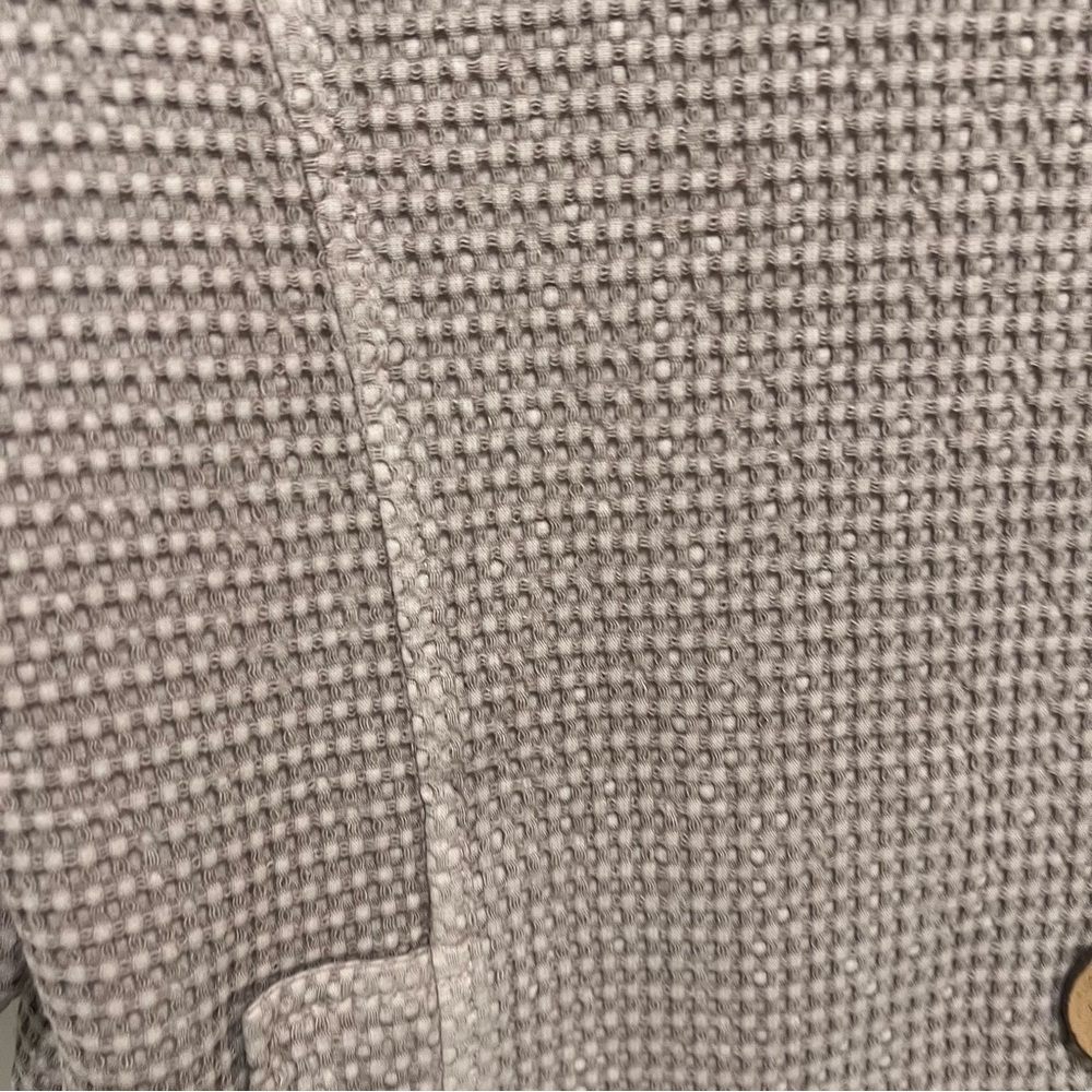 Focus Waffle  Beige Button-Up Jacket - Picture 3 of 10